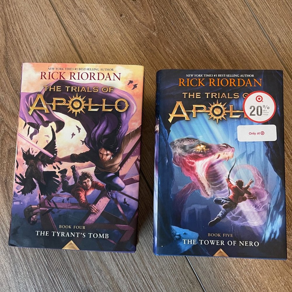 The Trials of Apollo by Rick Riordan Books 4 & 5 Hardcover